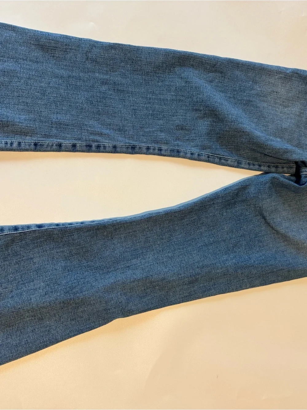 Frame Denim Medium Blue High-Rise Cropped Jeans